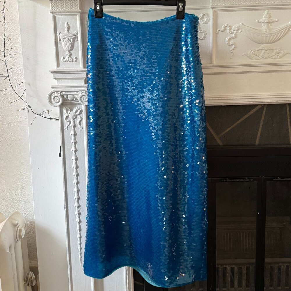 Cult Gaia Laith Skirt in Nile, Medium